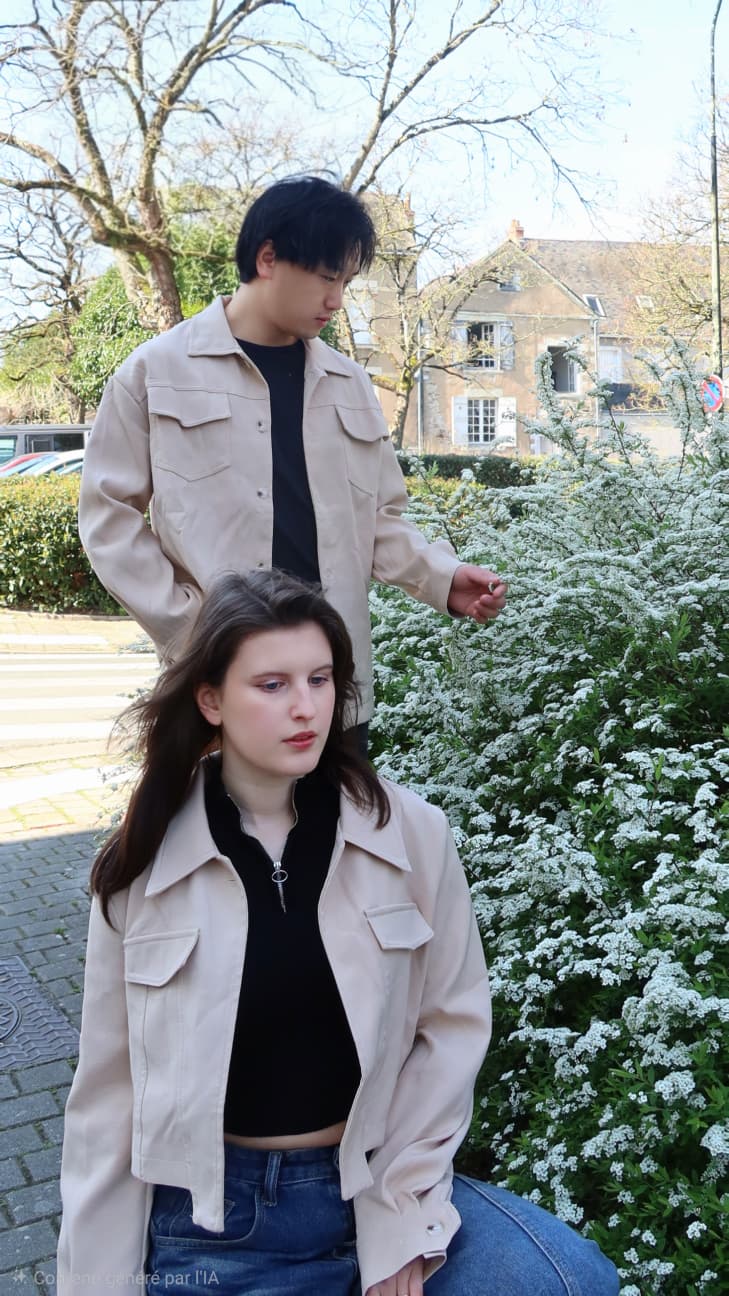"Accord Parfait" – Veste duo beige