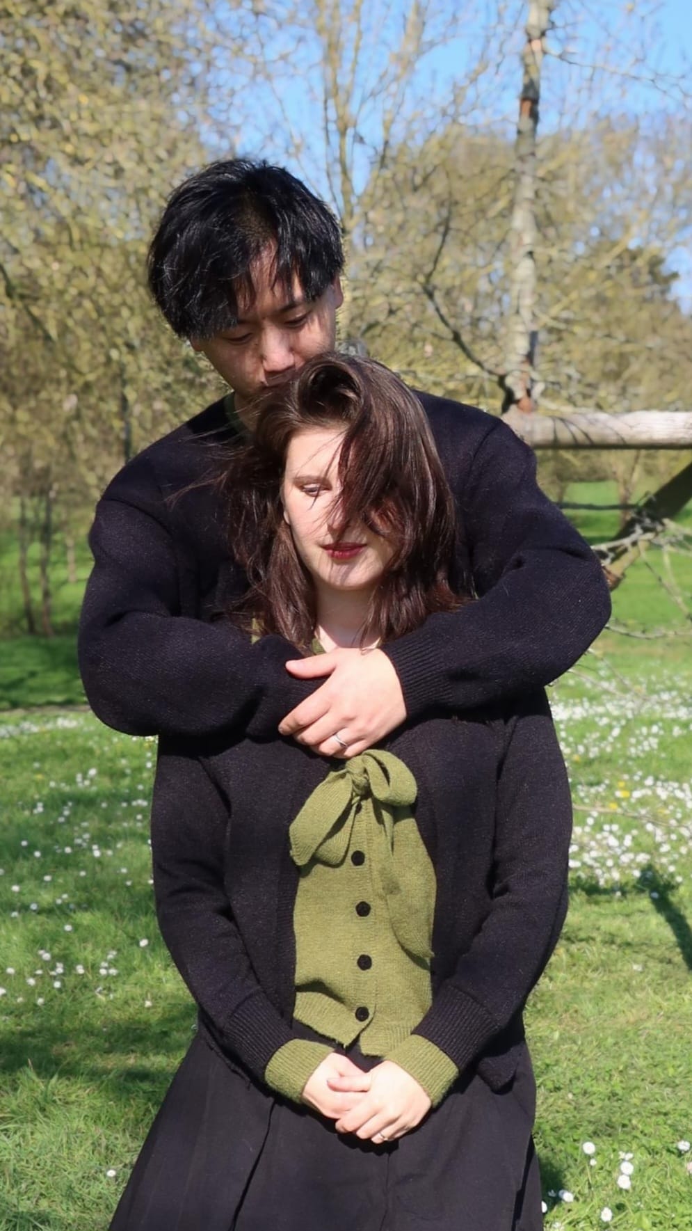 "Brise de Forêt" - Pull duo patchwork