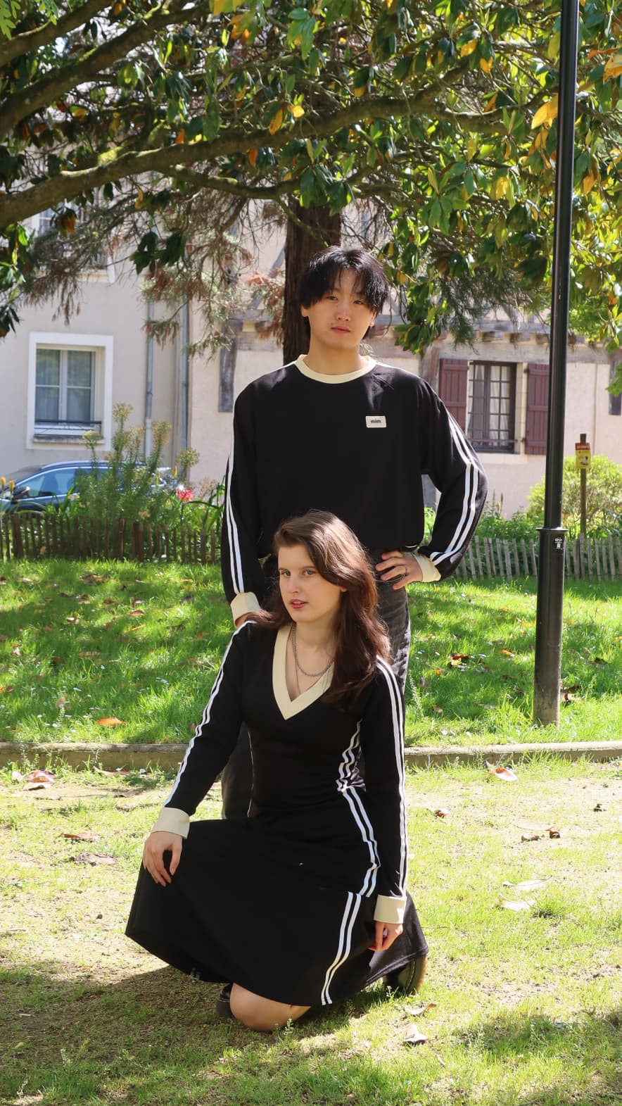 "Étreintes Sombres" - Tenue coordonnée noir
