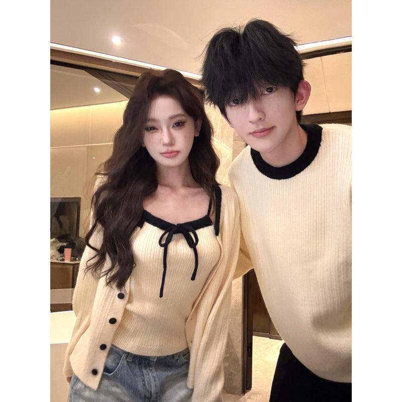 "Chou Crème" - Ensemble couple beige