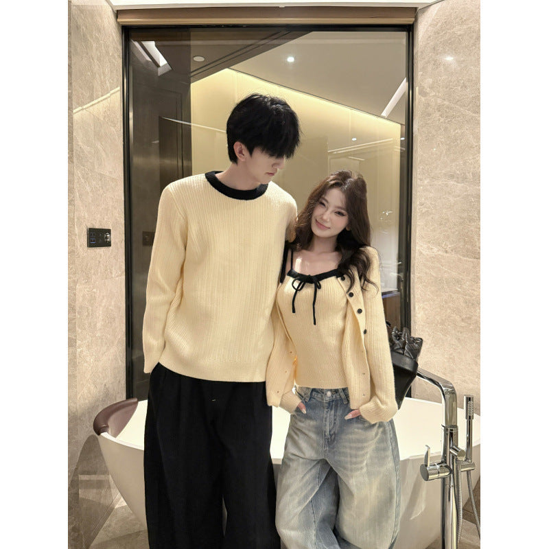 "Chou Crème" - Ensemble couple beige